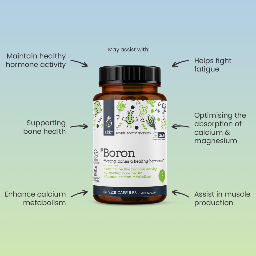 Boron 60 Vegi Capsules BEET Goodness