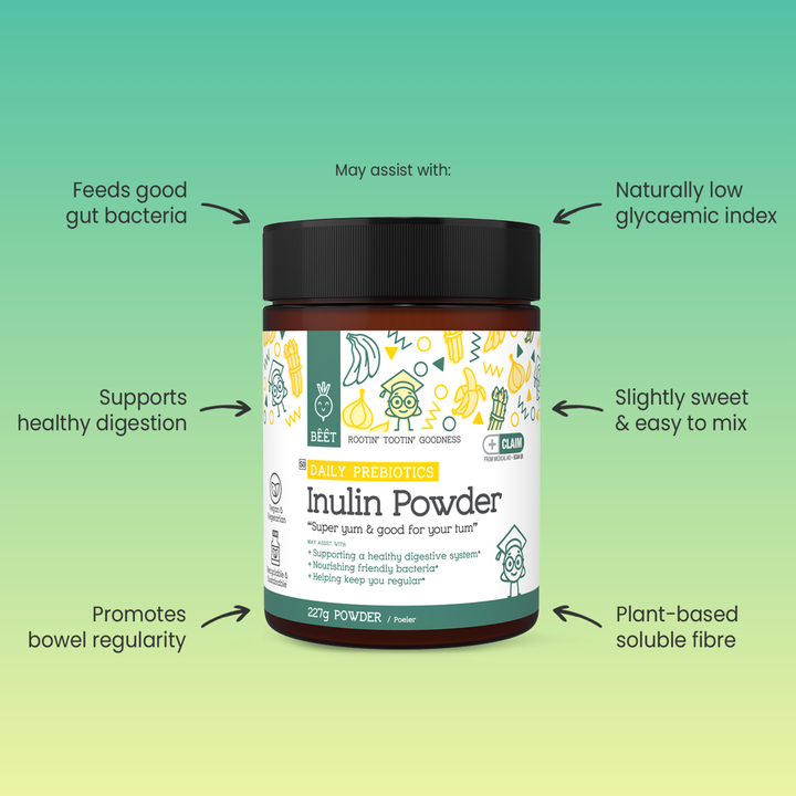 Inulin Powder Daily Prebiotics (Providing 2800mg Inulin) 227 Grams