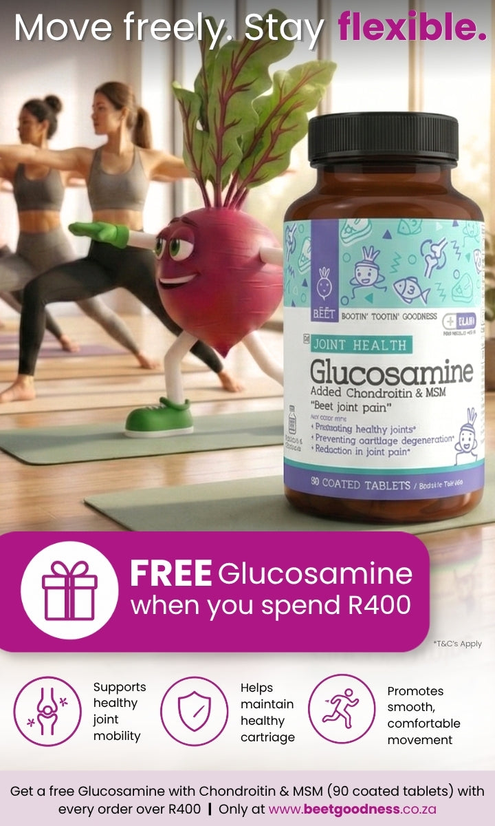 FREE Glucosamine with Chondroitin & MSM with orders over R400 