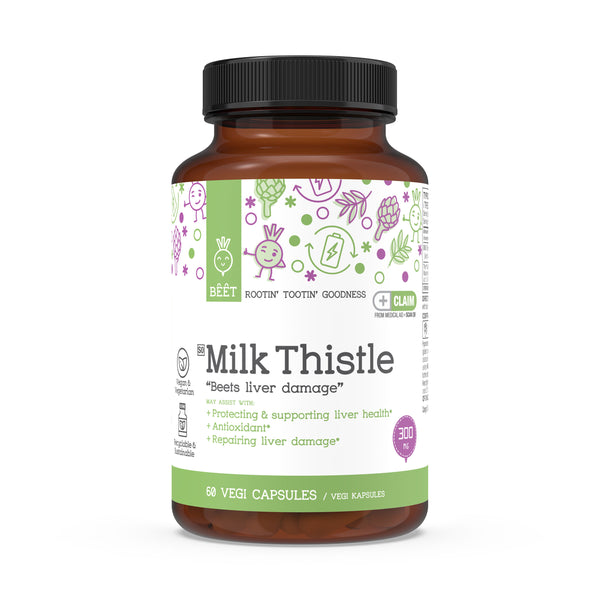 Milk Thistle 300mg (Silybum Marianum) 60 Vegi Capsules