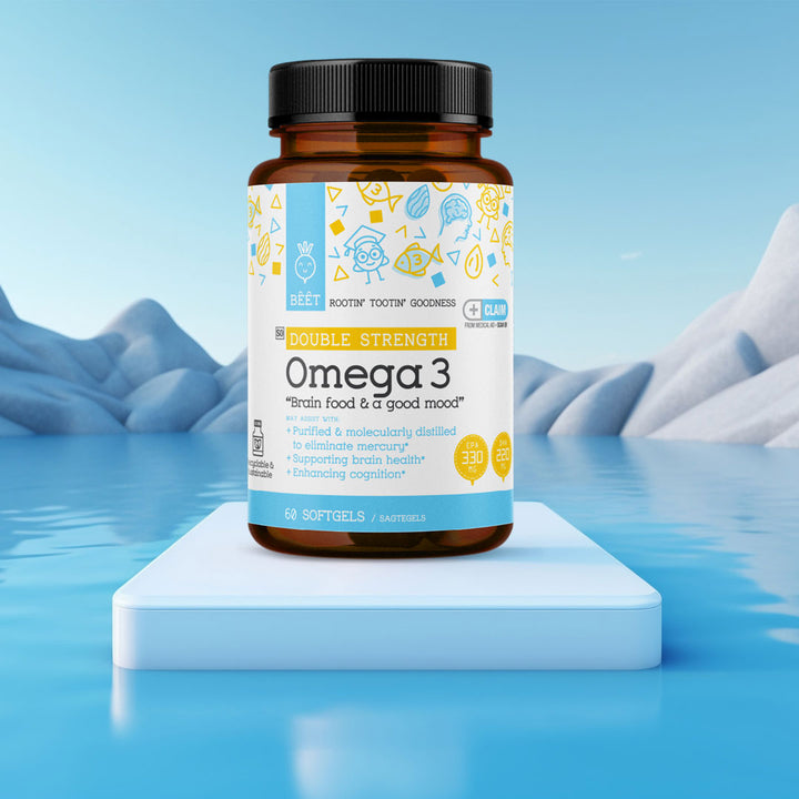 Omega 3 Double Strength with EPA 330mg & DHA 220mg 60 Softgels