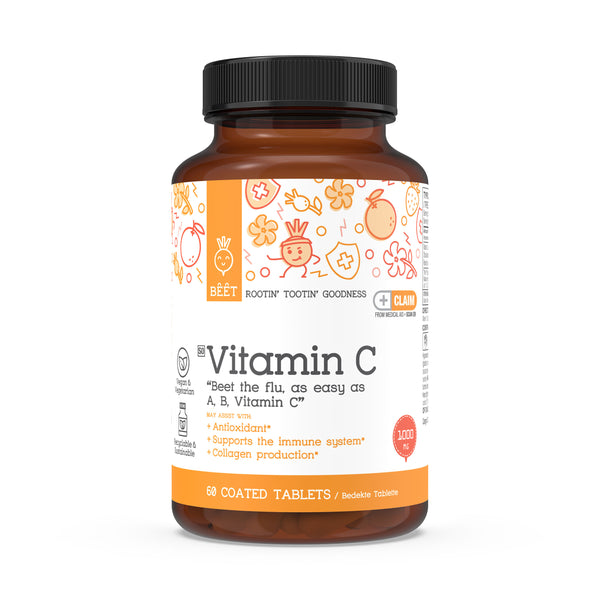 Vitamin C 1000mg with Rose Hip 30mg & Bioflavonoids 50mg 60 Coated Tablets