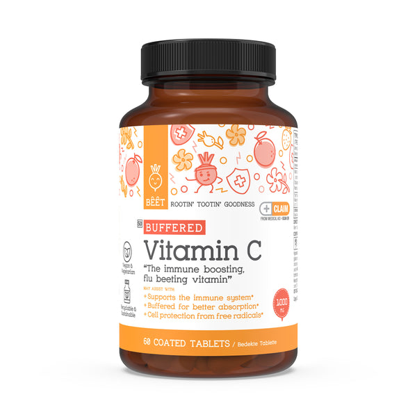 Vitamin C Buffered 1000mg with Rose Hip 30mg & Bioflavonoids 50mg 60 Coated Tablets