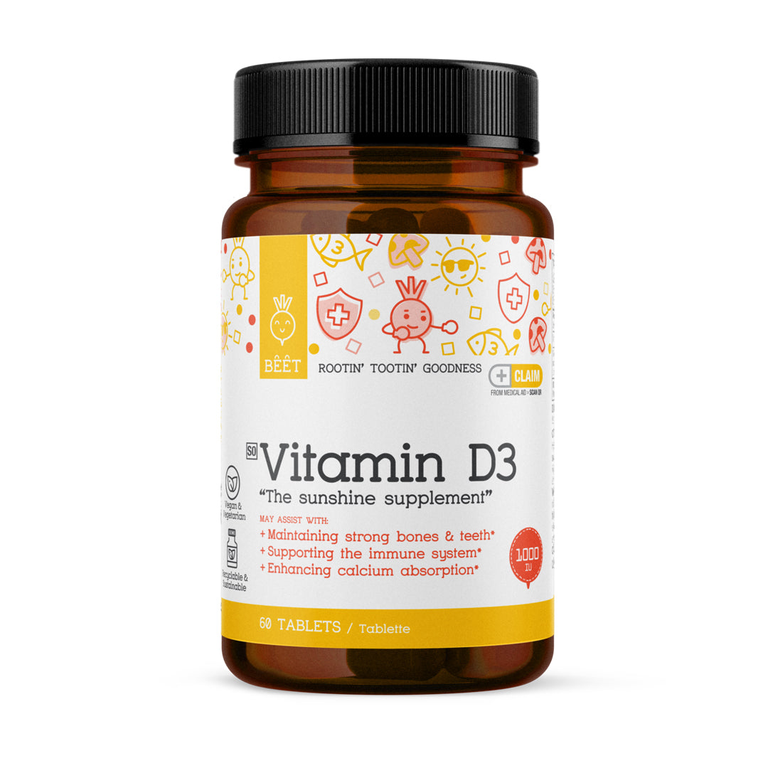 Vitamin D3 60 Tablets BEET Goodness