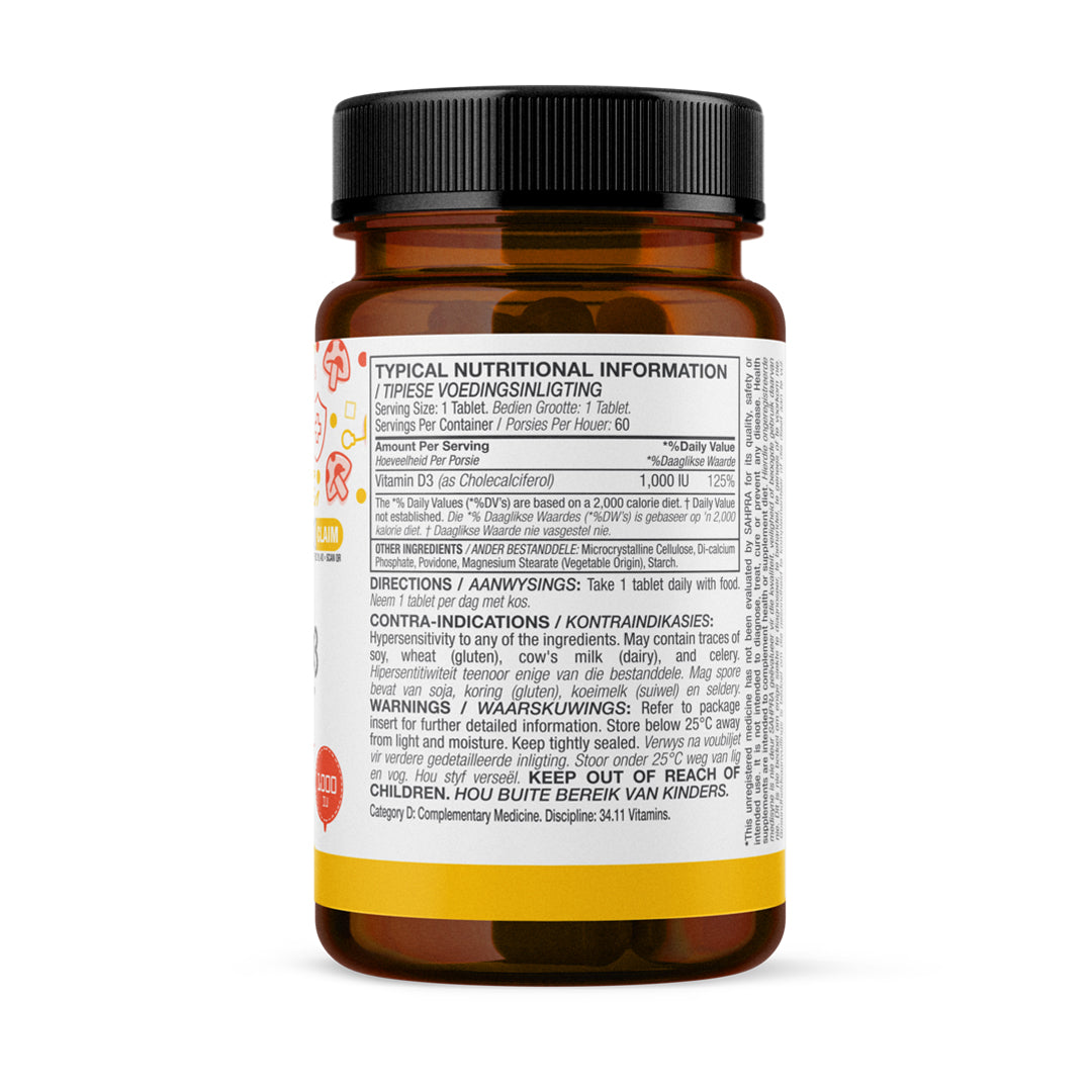 Vitamin D3 60 Tablets BEET Goodness