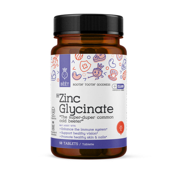 Zinc Glycinate - 60 Tablets