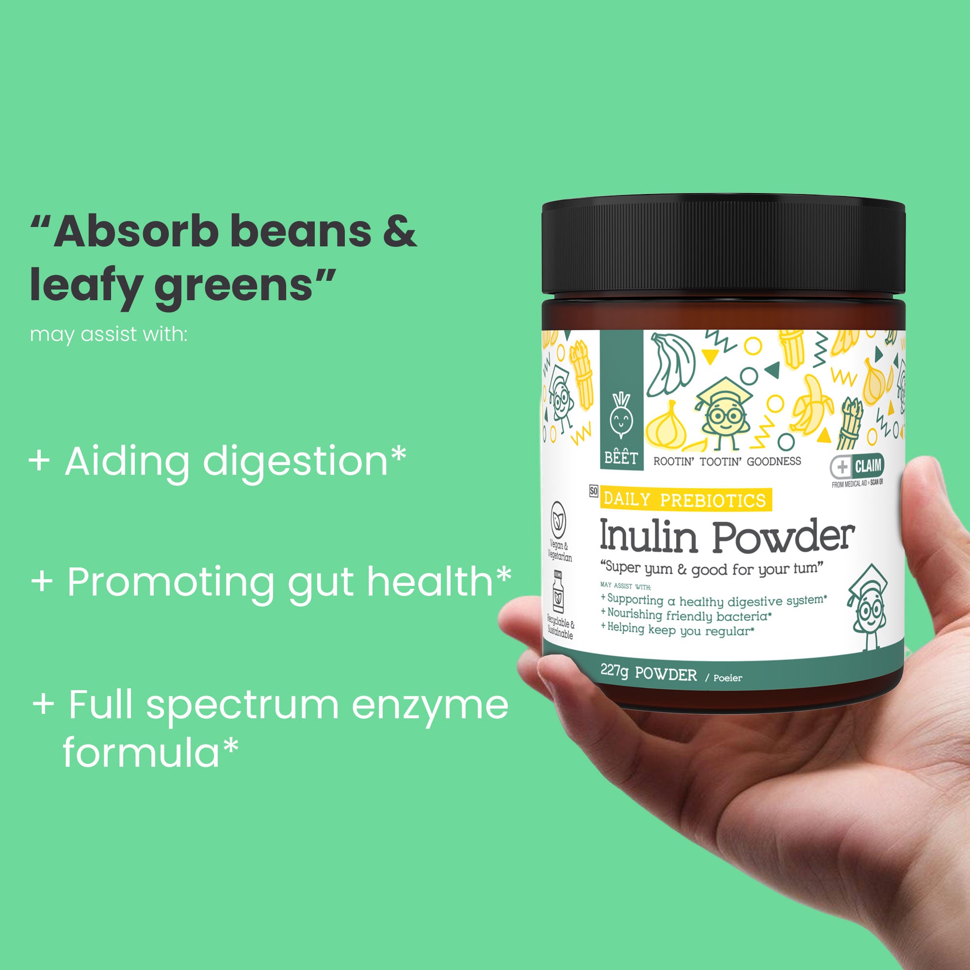 BEET Goodness Inulin Prebiotic Powder 227g